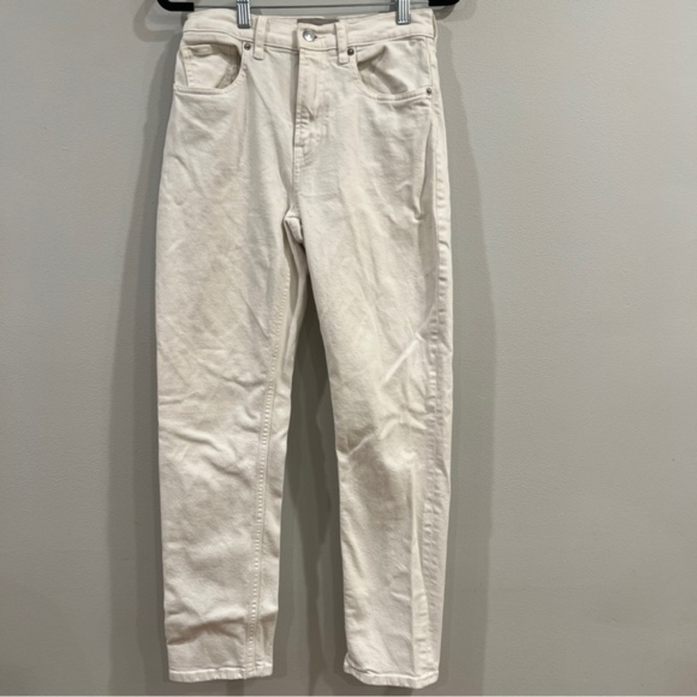 Everlane Women's Straight Leg Jeans - Cream
